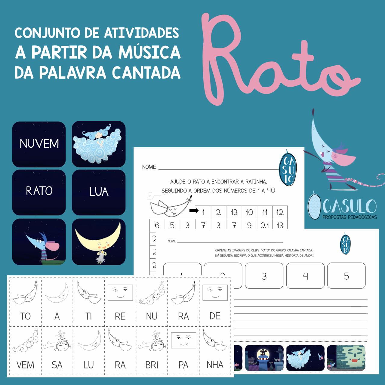 Read more about the article RATO (PALAVRA CANTADA) – CONJUNTO DE ATIVIDADES