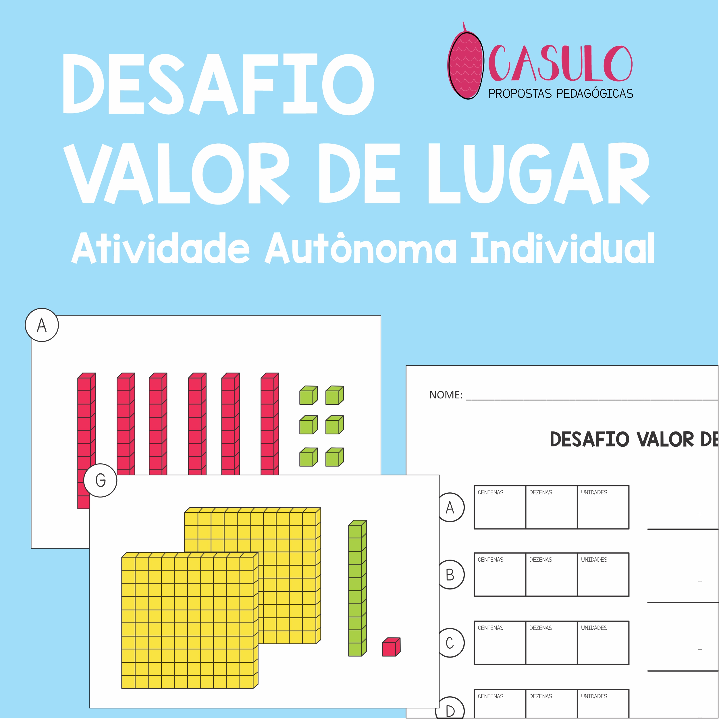 Read more about the article Desafio Valor de Lugar – atividade autônoma