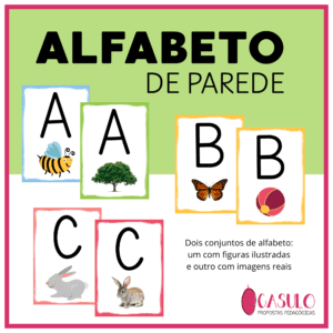 Alfabeto de parede – Kit 1
