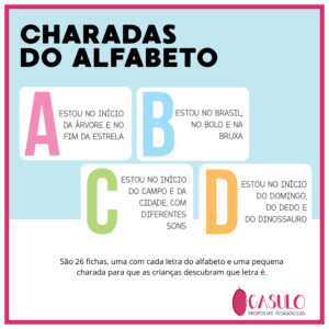 Charadas do alfabeto